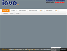 Tablet Screenshot of iovo.ro